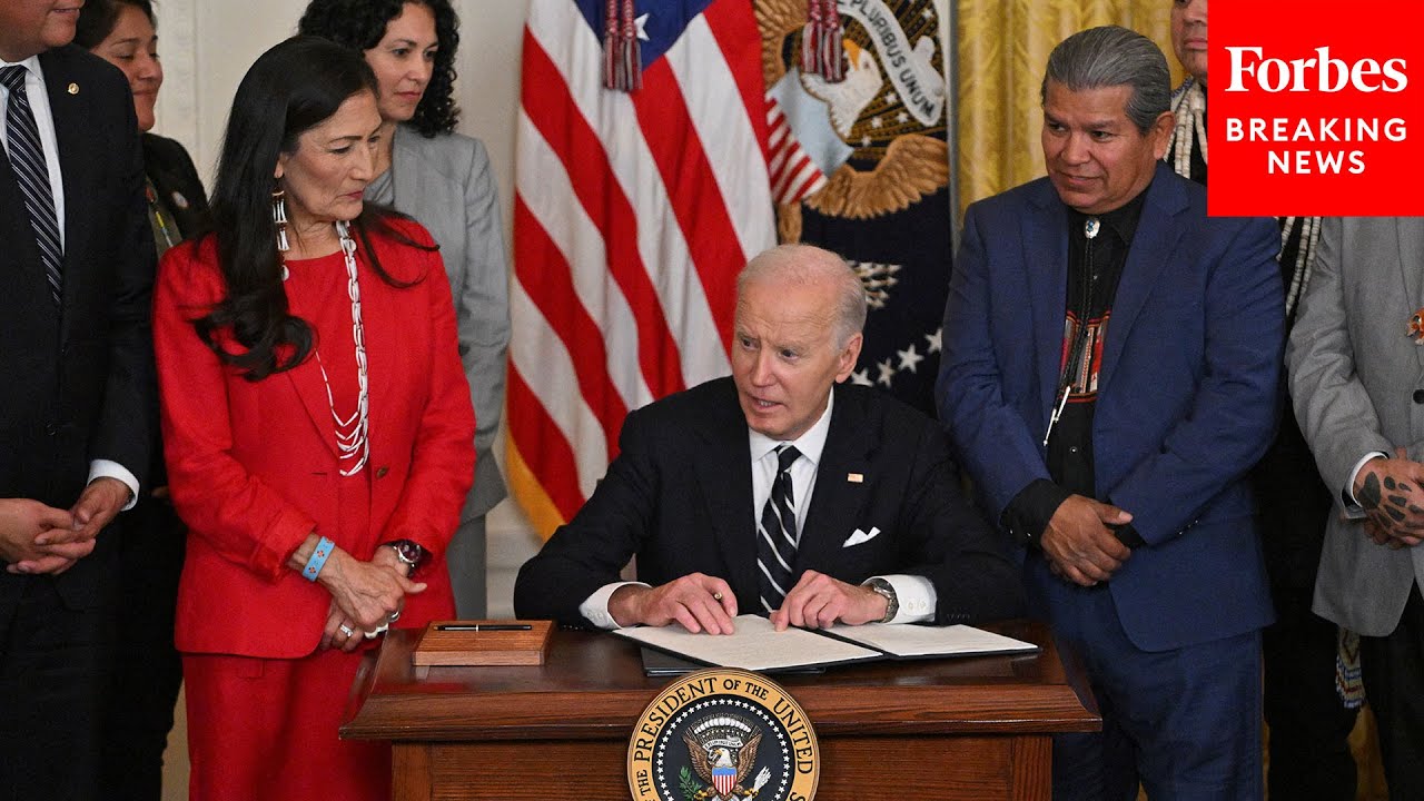 JUST IN: President Biden Holds White House Event To Declare Two New National Monuments