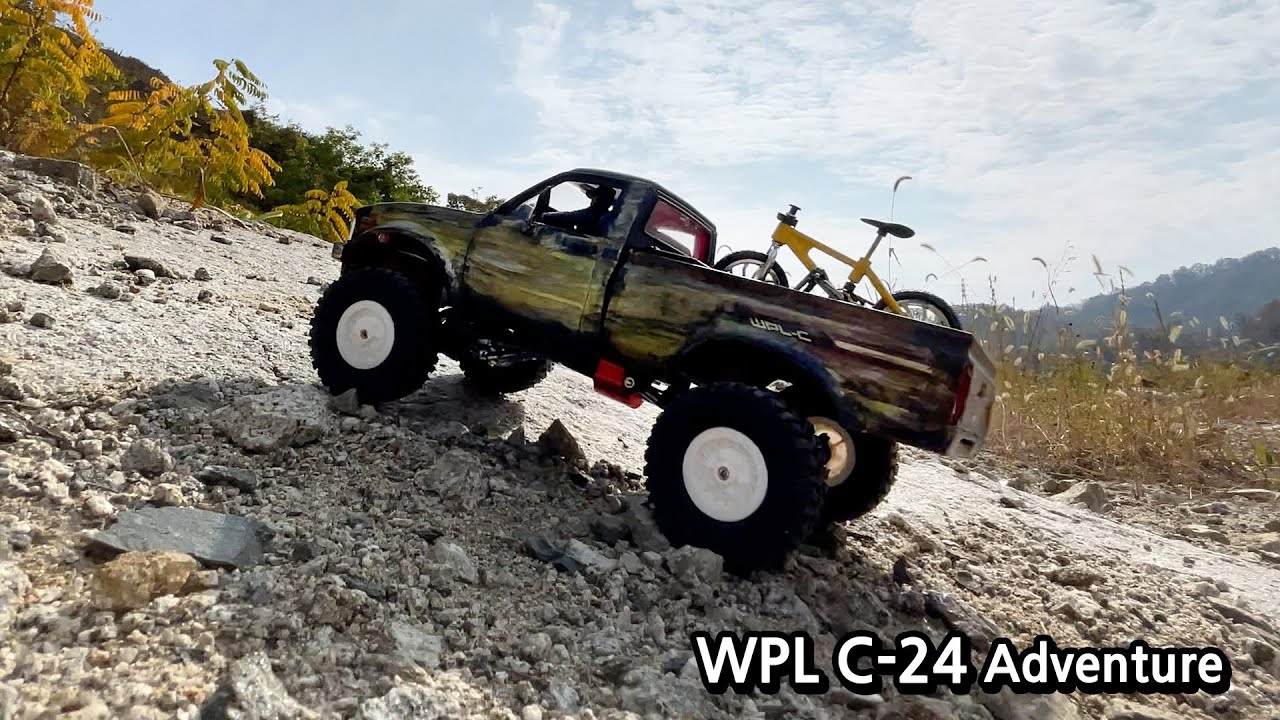 Wpl c24 Toyota Hilux off-road adventure,  rc crawling, rc crawler, rc오프로드  #25-08