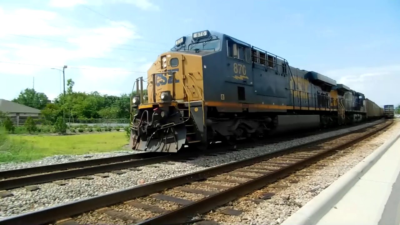 Emergency, Emergency!! CSX Q410 In Emergency Train Separate In Busy Downtown Fayetteville,NC
