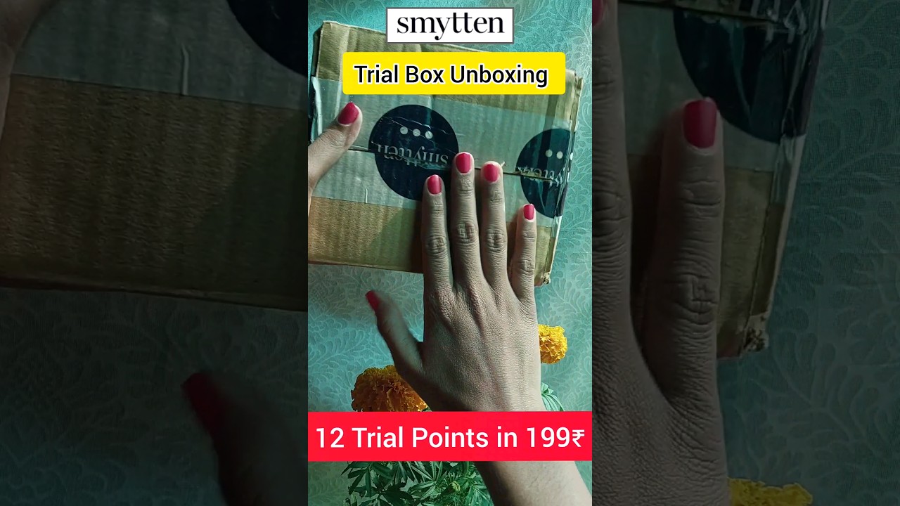 Smytten Trial box unboxing 🔥 12 Free Trial Products In one Box - smytten trial products