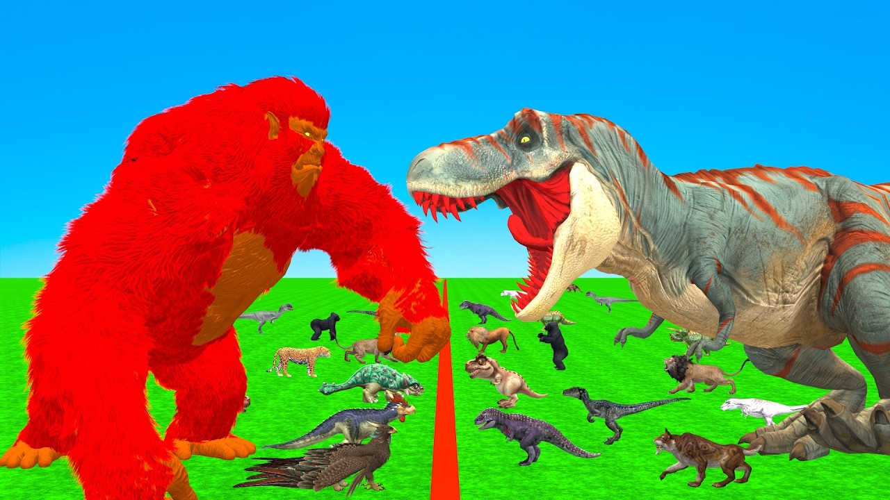 Incredible Animals Race vs Dinosaurs vs Prehistoric Mammals Speed Race Run: Who Will Win? ARBS