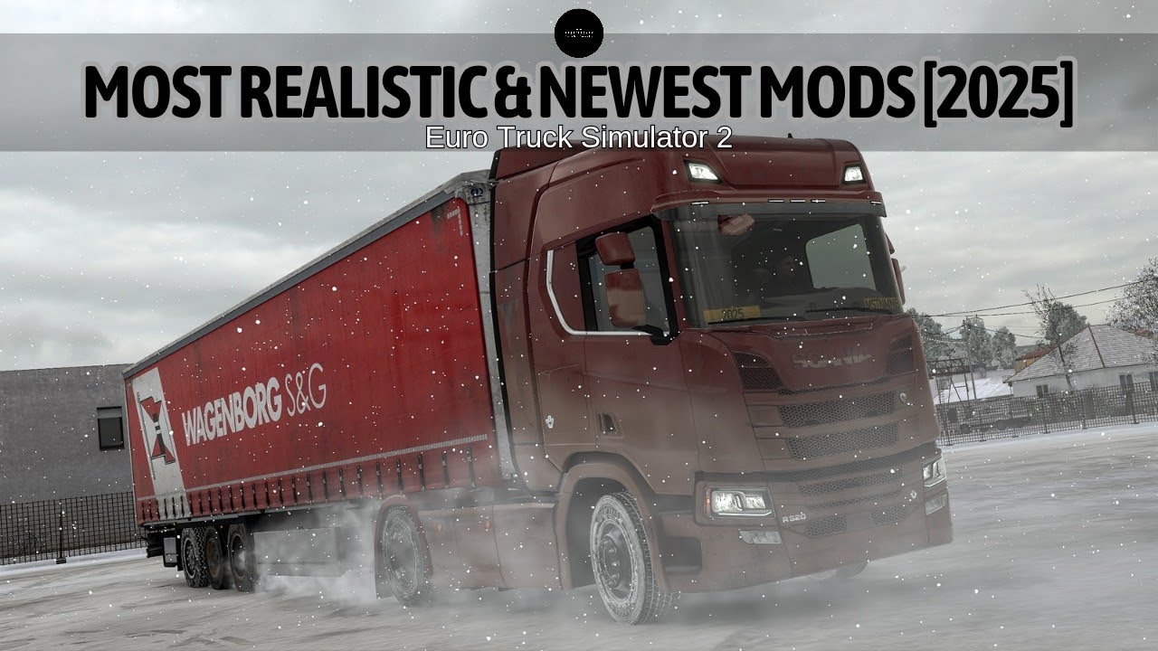 [2025] The Most Realistic and Newest Mods in Euro Truck Simulator 2. MESETNEOMAN® [Black]