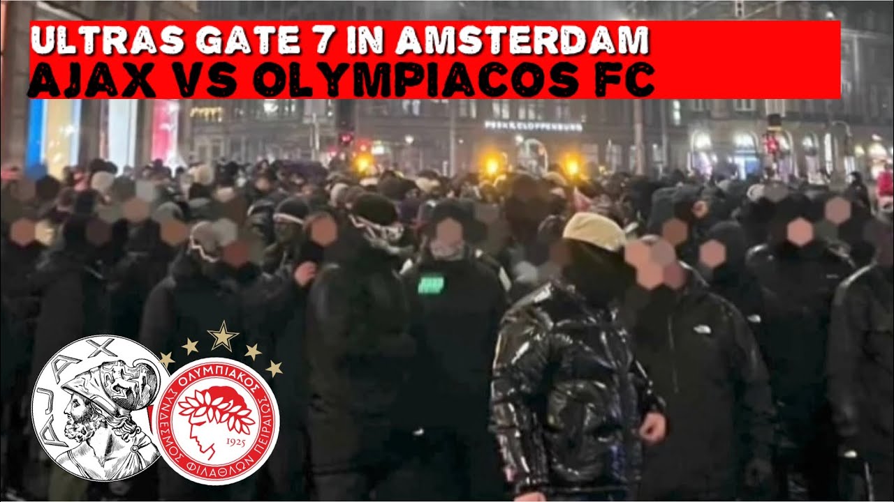 Ultras GATE 7 in Amsterdam | Ajax vs Olympiacos Fc | 2026