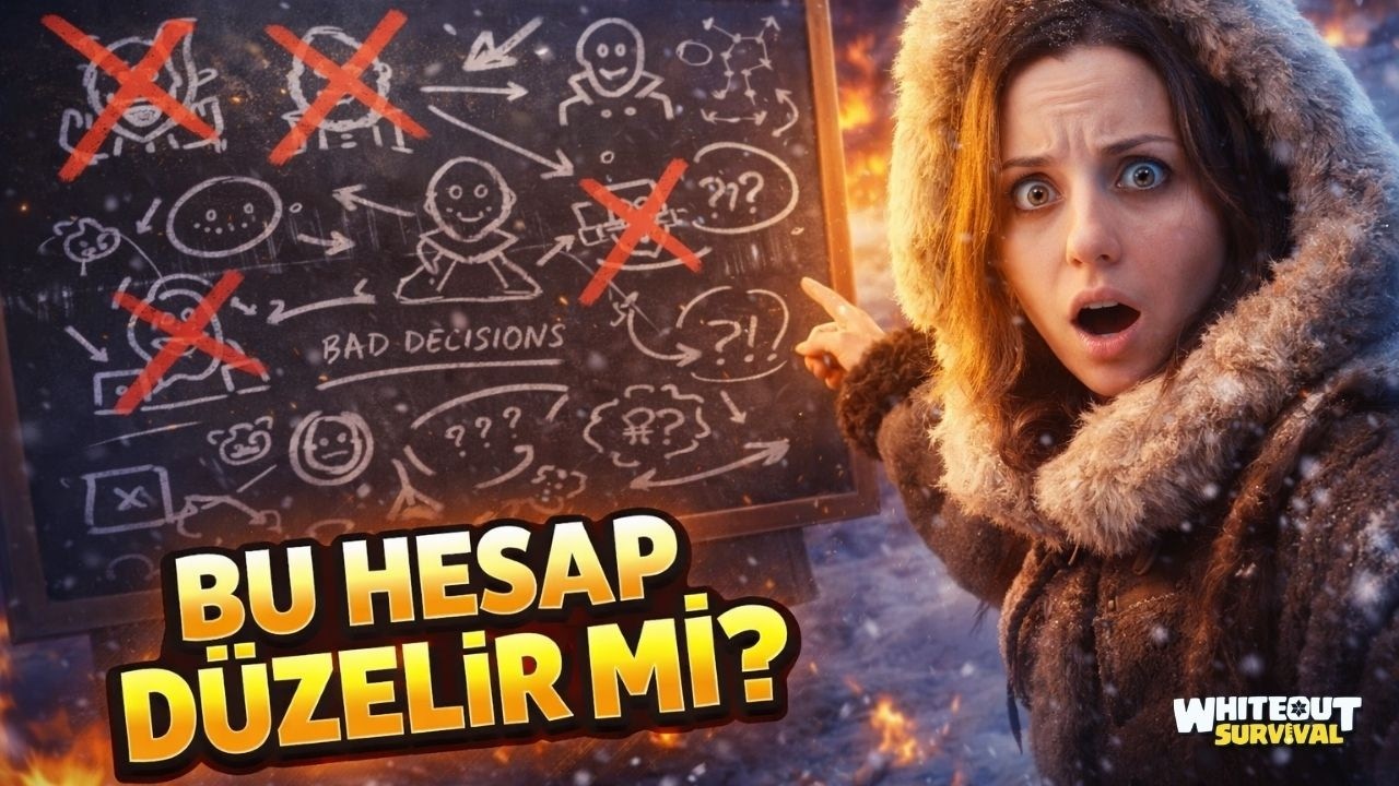 BATMIŞ YANLIŞ BİR HESABI NASIL KURTARABİLİRİZ? 😱 | Whiteout Survival