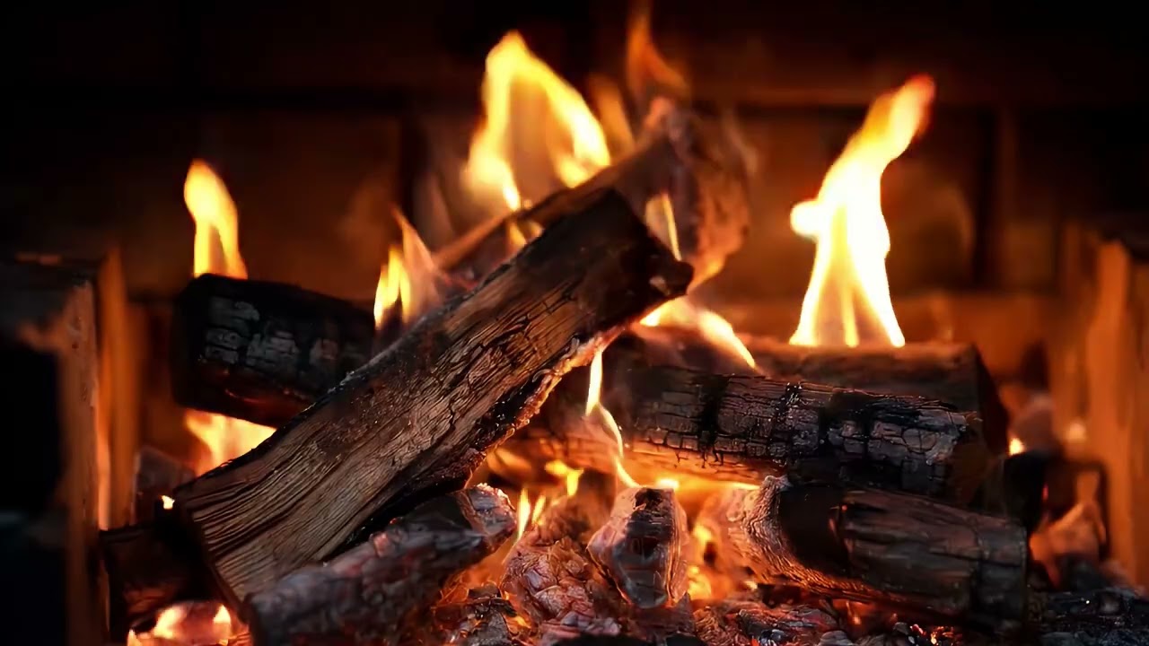 🔥 Crackling Fireplace ASMR | Cozy Fire Sounds for Sleep, Relax & Study in 4K