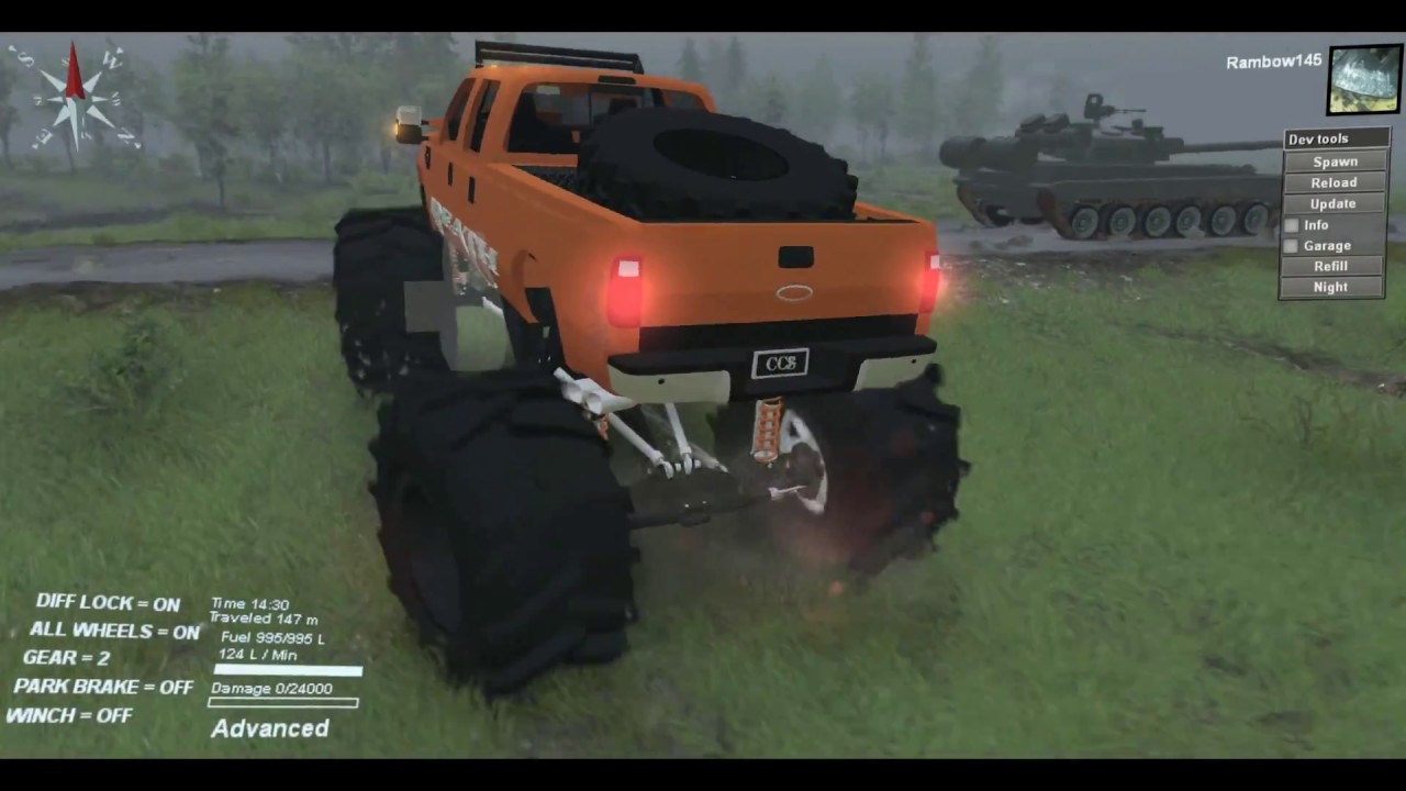 Spintires | Can it pull!