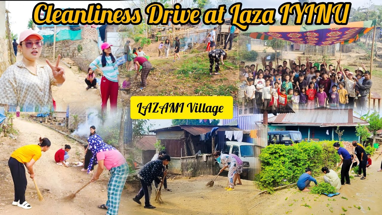 Cleanliness Drive at LAZA IYINU. LAZAMI Village.19- April