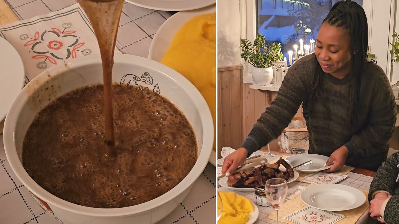 We ate the most slimy african soup in Norway | Nkui