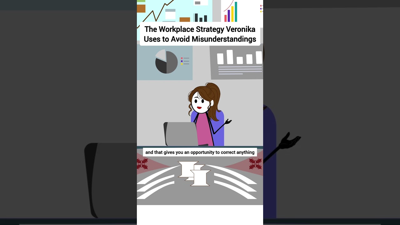 The Workplace Strategy Veronika Uses to Avoid Misunderstandings #corporate #animation