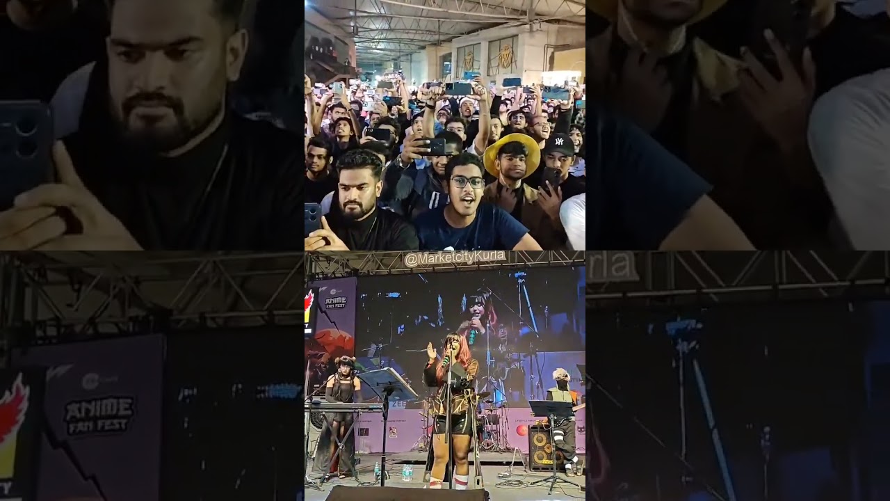 Mumbai anime fans singing Naruto OP BlueBird at Zee Cafe Anime FanFest 2023!
