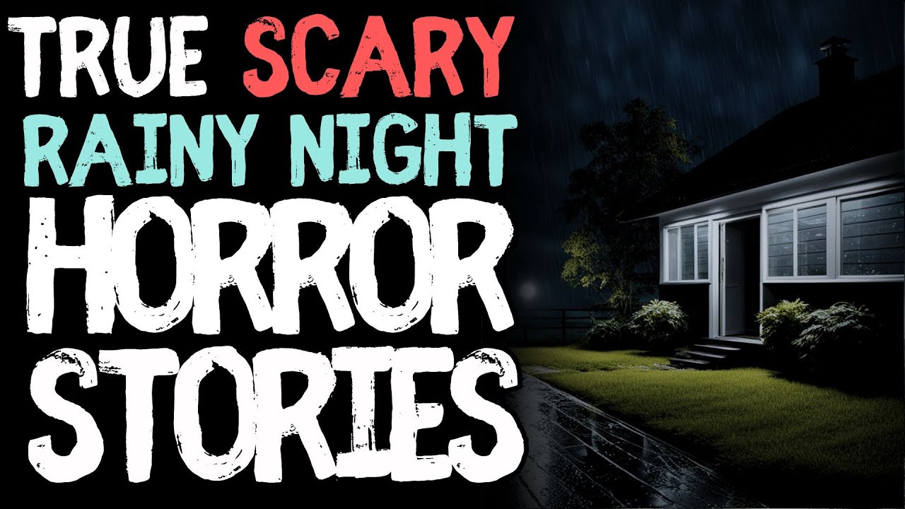 True Rainy Night Scary Horror Stories for Sleep | Black Screen With Rain Sounds
