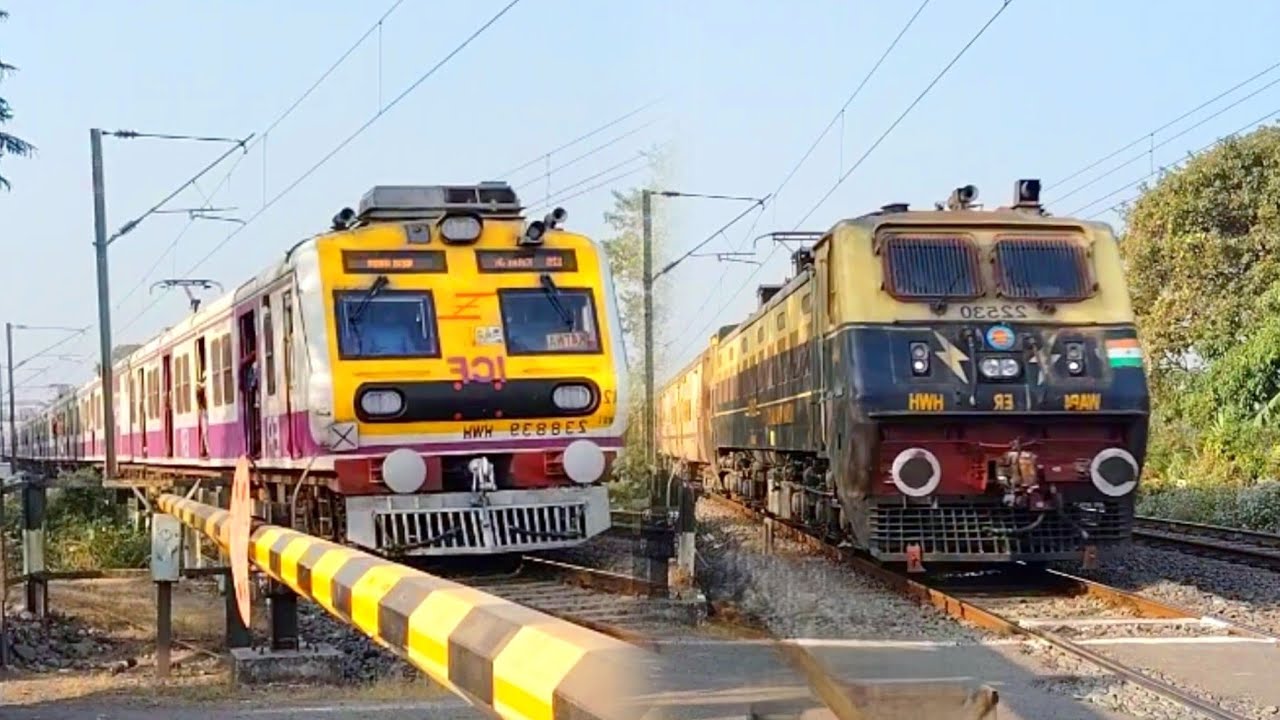 Dangerous Old Satabdi livery intercity Express & EMU Local Skip busy Railgeat।। (IR)