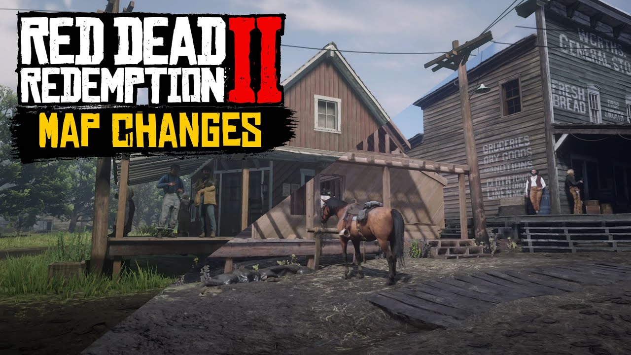 RDR2 | Map Changes Over Time 1899 vs 1907