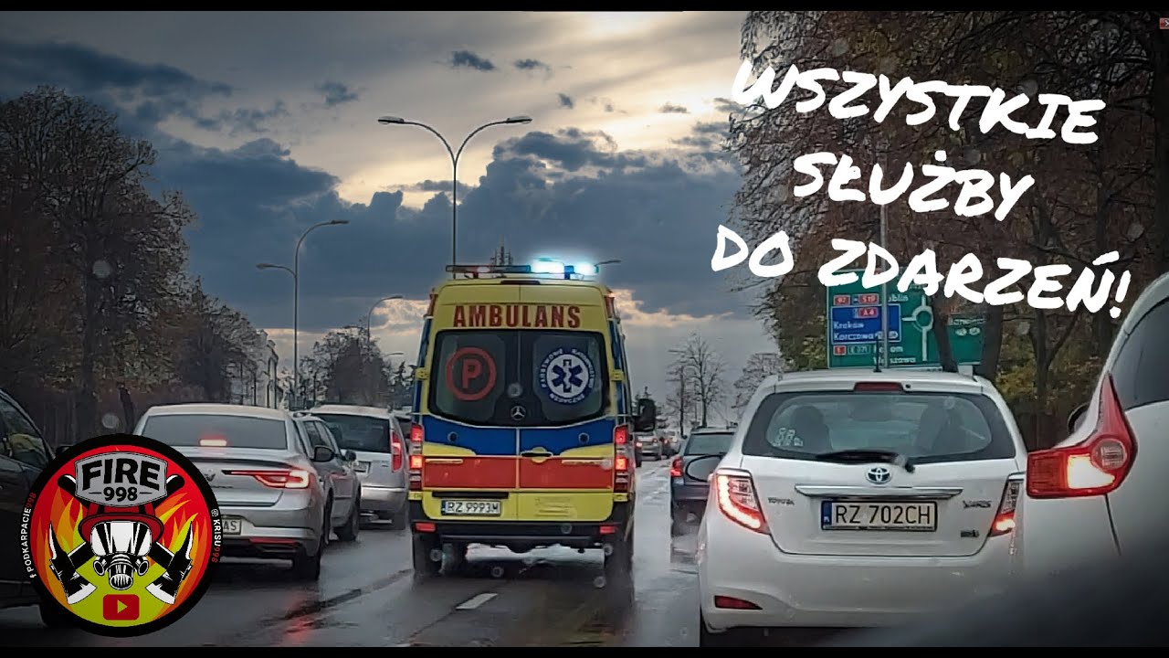 ALARMOWO SŁUŻBY RATUNKOWE DO ZDARZEŃ - STRAŻ POŻARNA, POLICJA, POGOTOWIE - PODKARPACIE NA SYGNALE