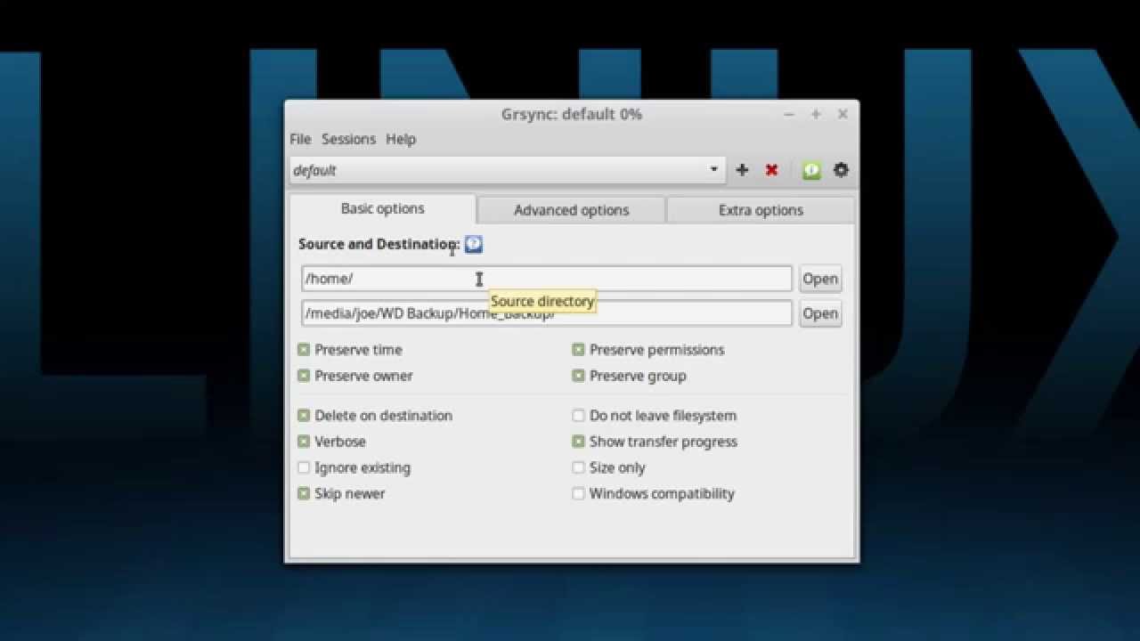 Linux Tip | Making Backups with Grsync