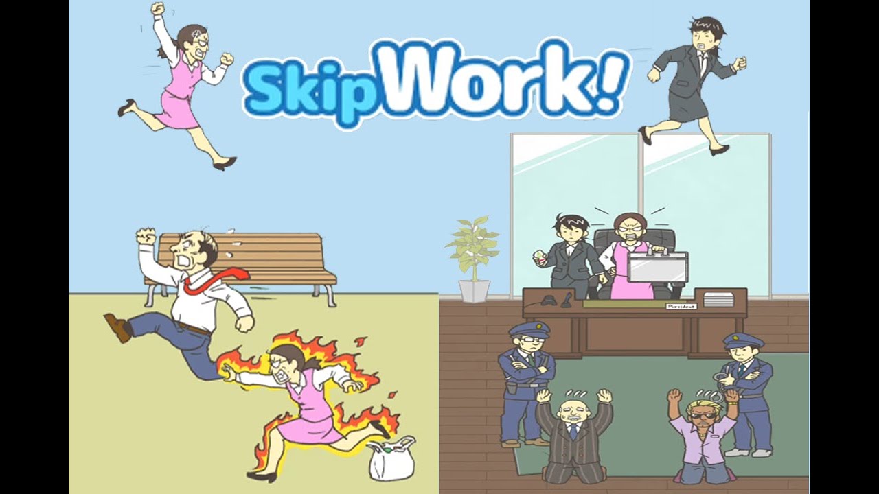 Skip Work   all levels 1 - 30 Walkthrough  ( part 1)