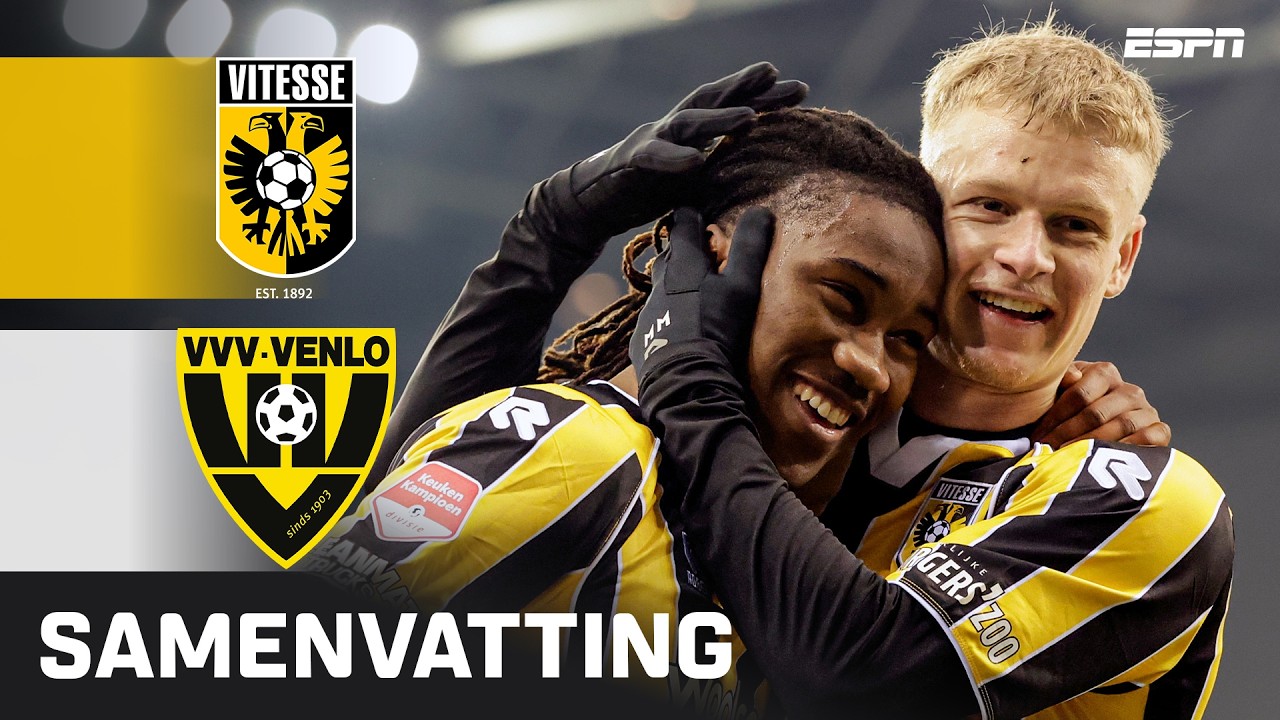 ELIAS HUTH vlak voor tijd BELANGRIJK ⏰ | Samenvatting Vitesse - VVV Venlo