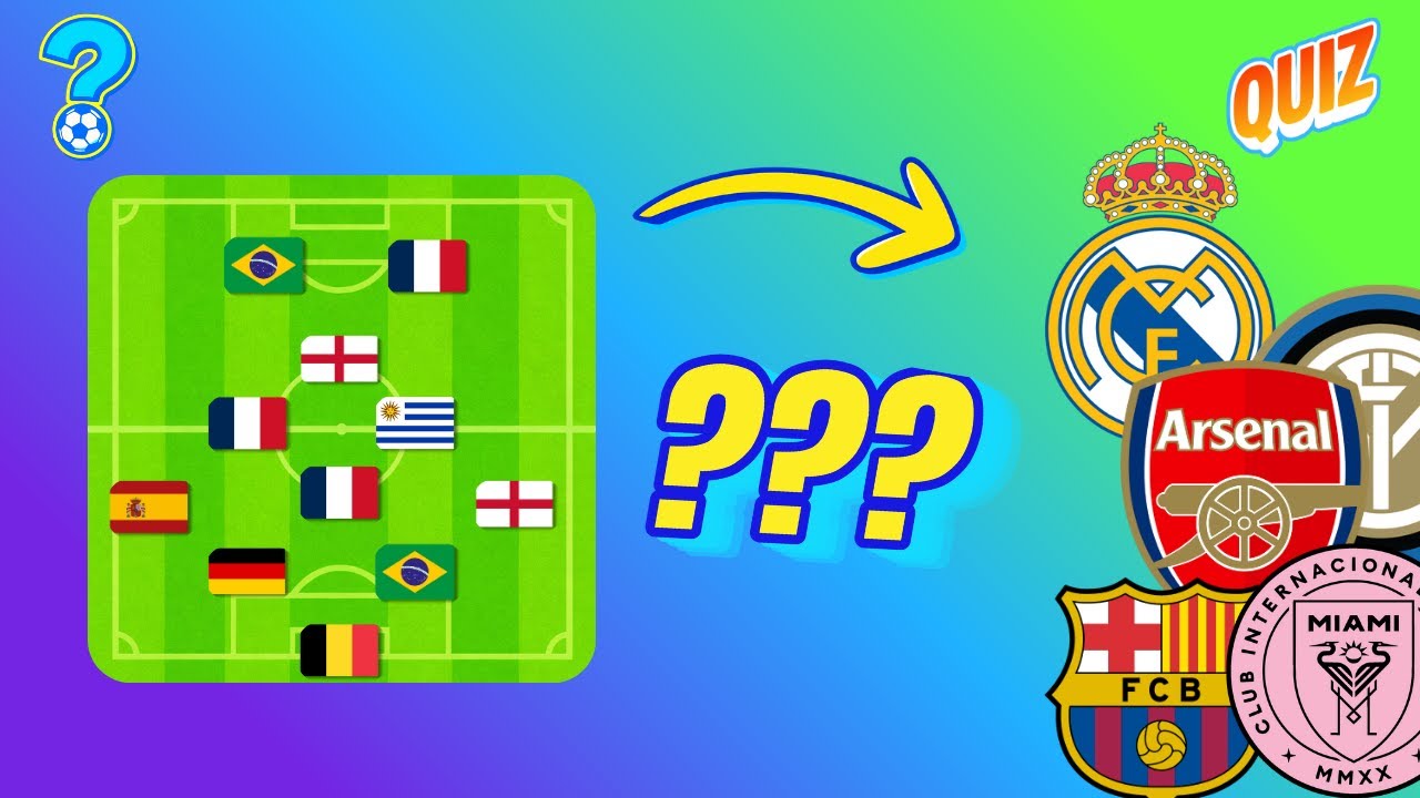 Guess the CLUB by PLAYERS COUNTRY (Hard level, football fans only)