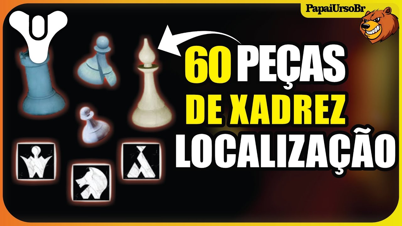 DESTINY 2 │ GUIA DAS 60 PEÇAS DE XADREZ LOCALIZALÇÃO VARIOS TRIUNFOS #destiny2  #bungiecreator