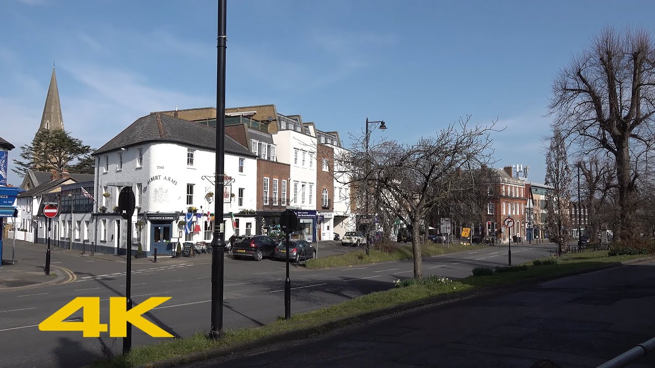 Esher Walk: Town Centre【4K】