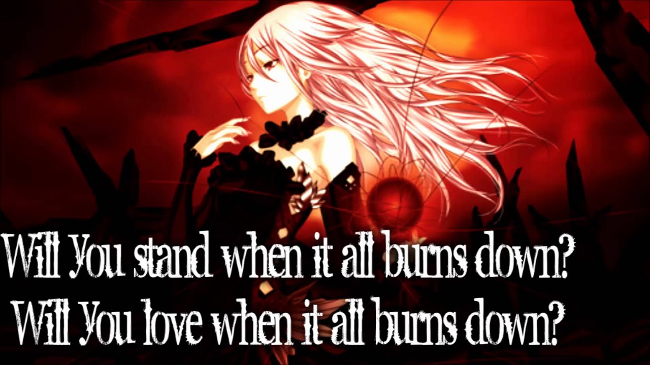 Nightcore ~ Let It Burn [Lyrics]