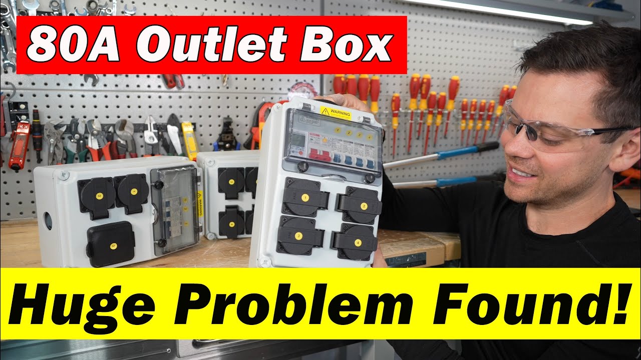 80A Outlet Box: Huge Problem Found! Bad Wiring 😬