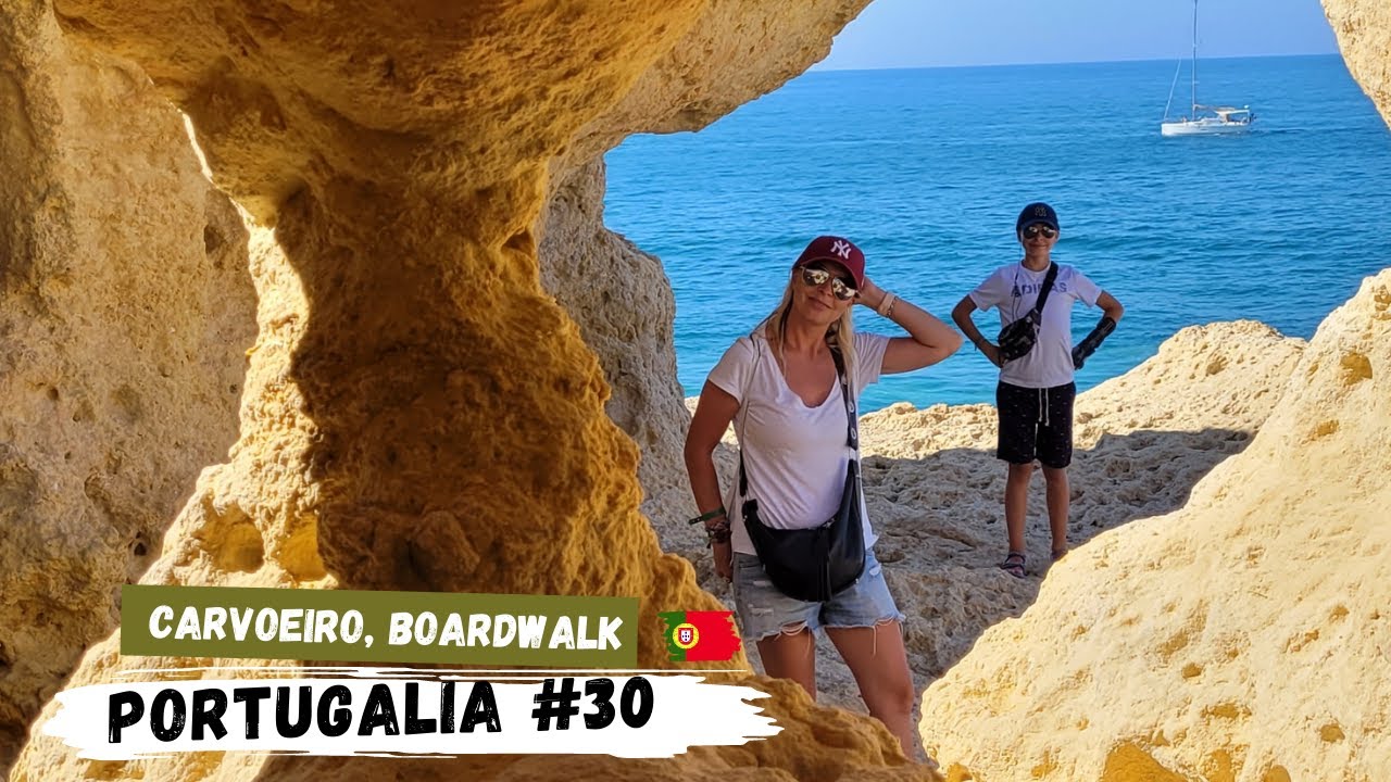 Carvoeiro, boardwalk. Musisz to zobaczyć w Algarve.