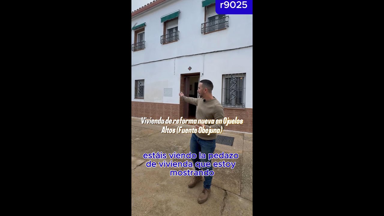 r9025 | Casa de nueva reforma en Ojuelos Altos ( Fuente Obejuna )