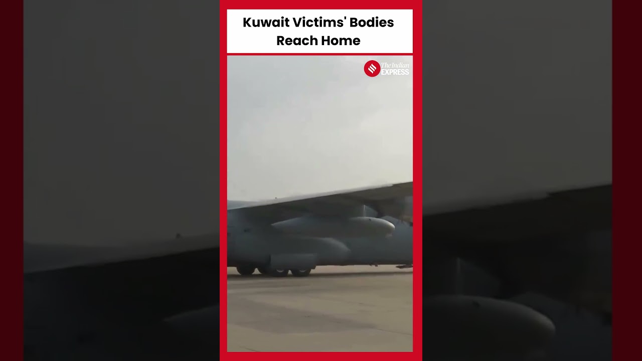 IAF Flight Brings Home Bodies of Kuwait Fire Tragedy Victims; BJP Leaders Pay Respects
