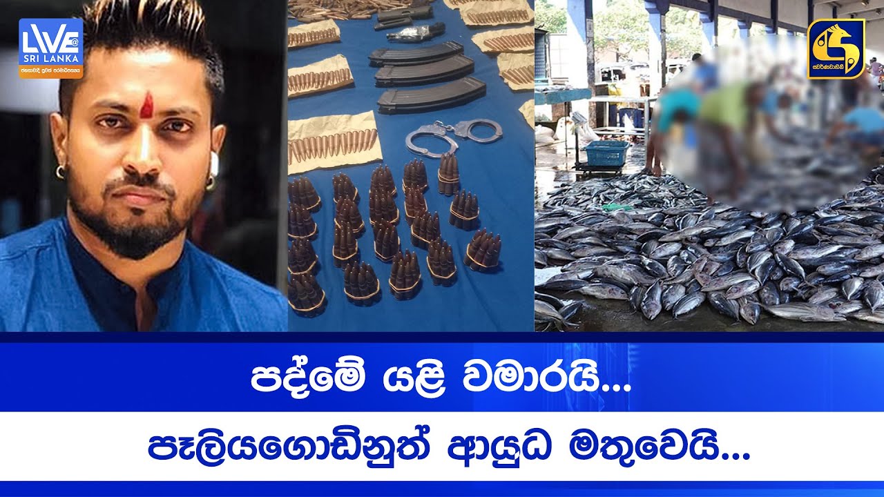 පද්මේ යළි වමාරයි... පෑලියගොඩිනුත් ආයුධ මතුවෙයි...