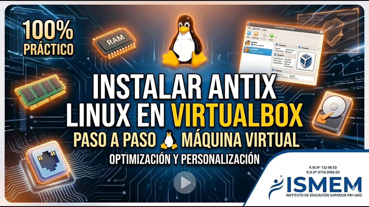 Instalar AntiX Linux en VirtualBox Paso a Paso 🐧 | Máquina Virtual y Personalización Completa