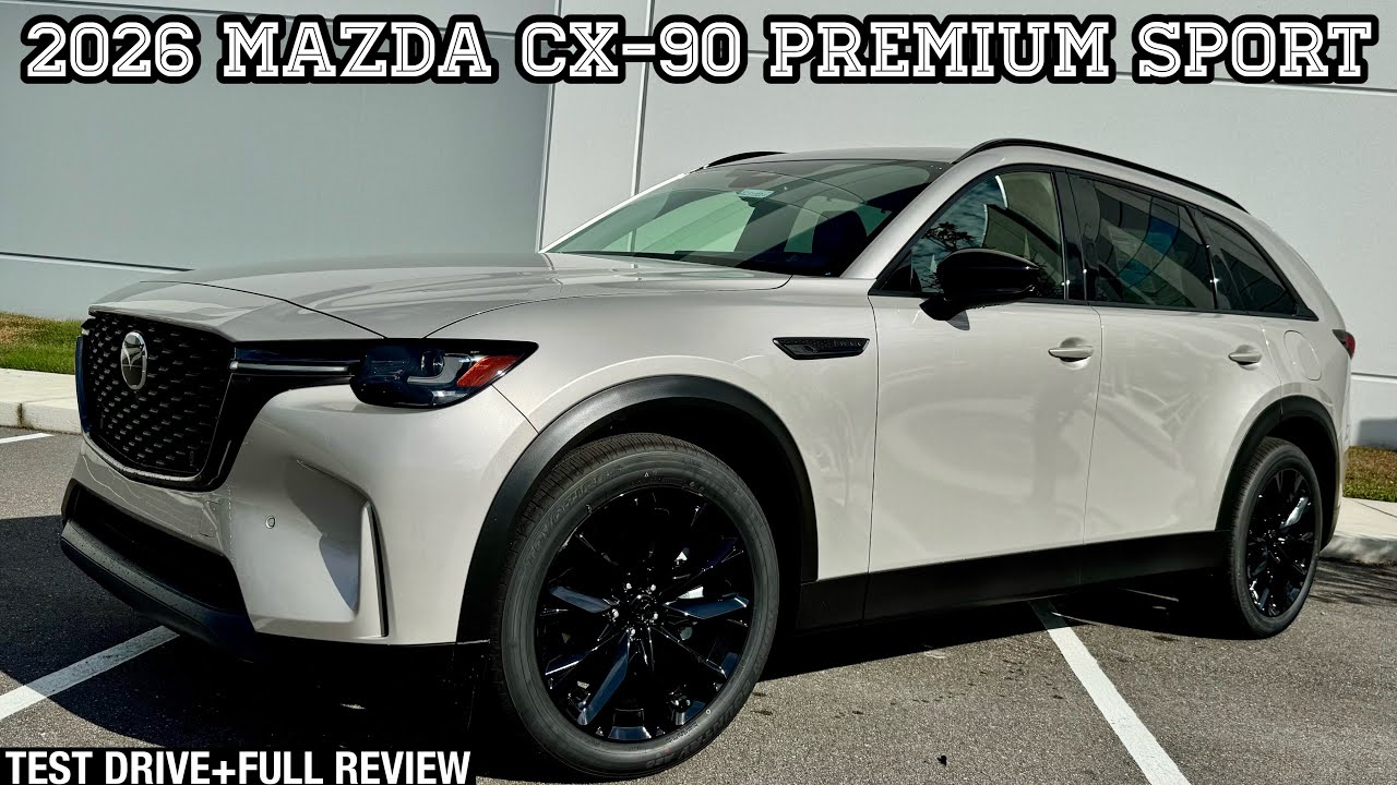 2026 Mazda CX-90 Premium Sport: TEST DRIVE+FULL REVIEW