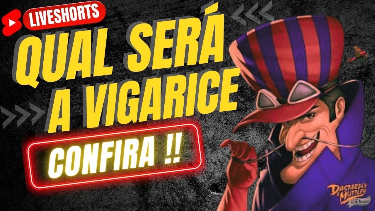 LIVESHORTS QUAL SERÁ A VIGARICE DE HJ RETROGAME ONLINE VERTICAL