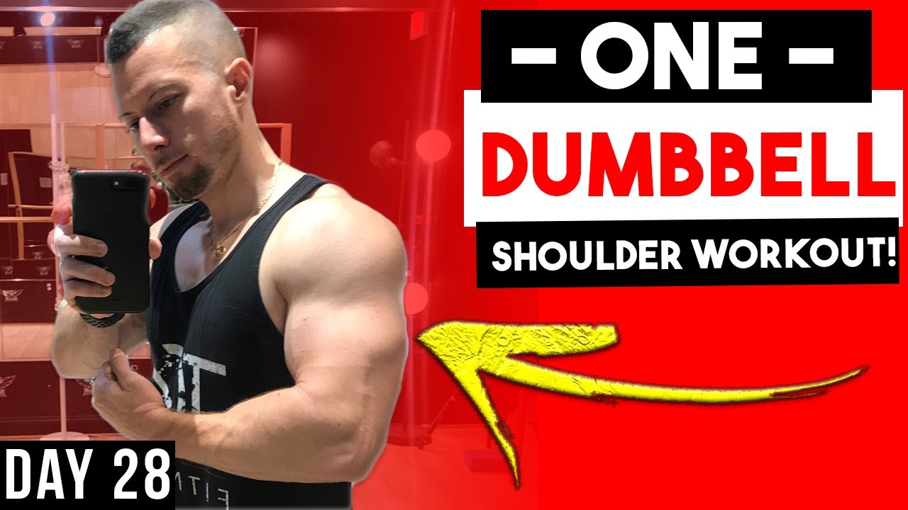 One Dumbbell Shoulder Workout to Build Muscle (Without going to the gym)