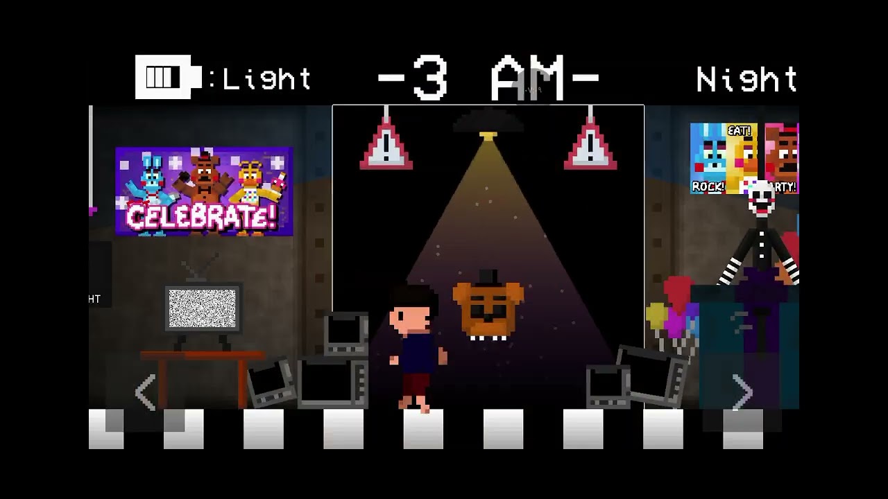 لعبة خمس ليالي في فريدي 2d 😨😨😨(خسرت)😱