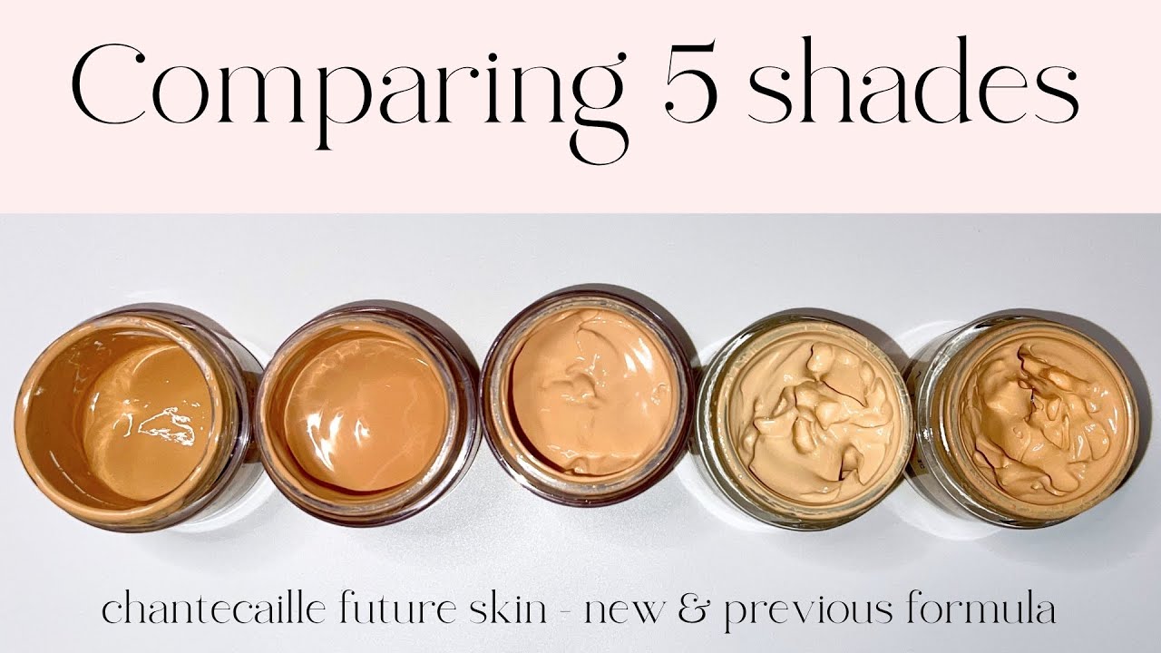 Chantecaille Future Skin Foundation shade comparisons