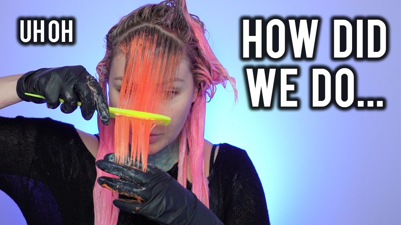 DIY TRYING Two Toned Hair Color | Kristen Leanne