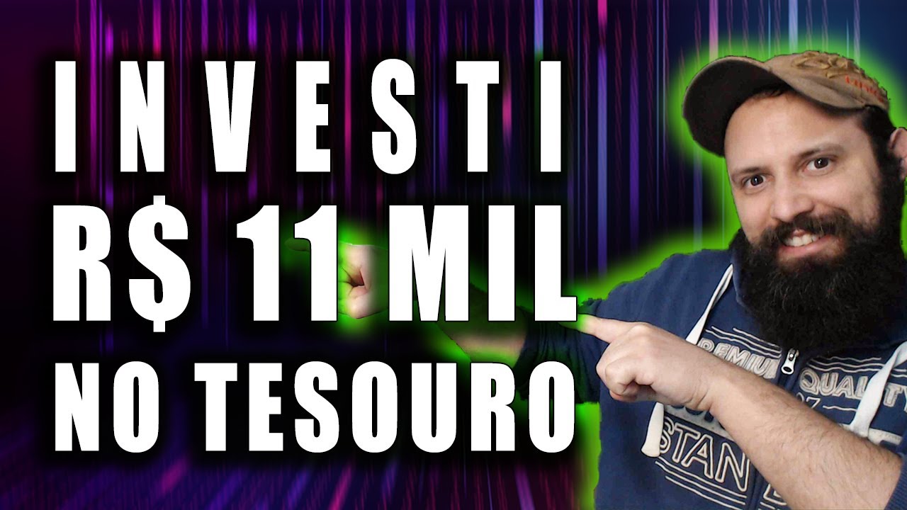 Investindo no tesouro direto R$ 11 mil de aporte MONTANDO caixa SELIC, IPCA+ e PR&Eacute;-FIXADO