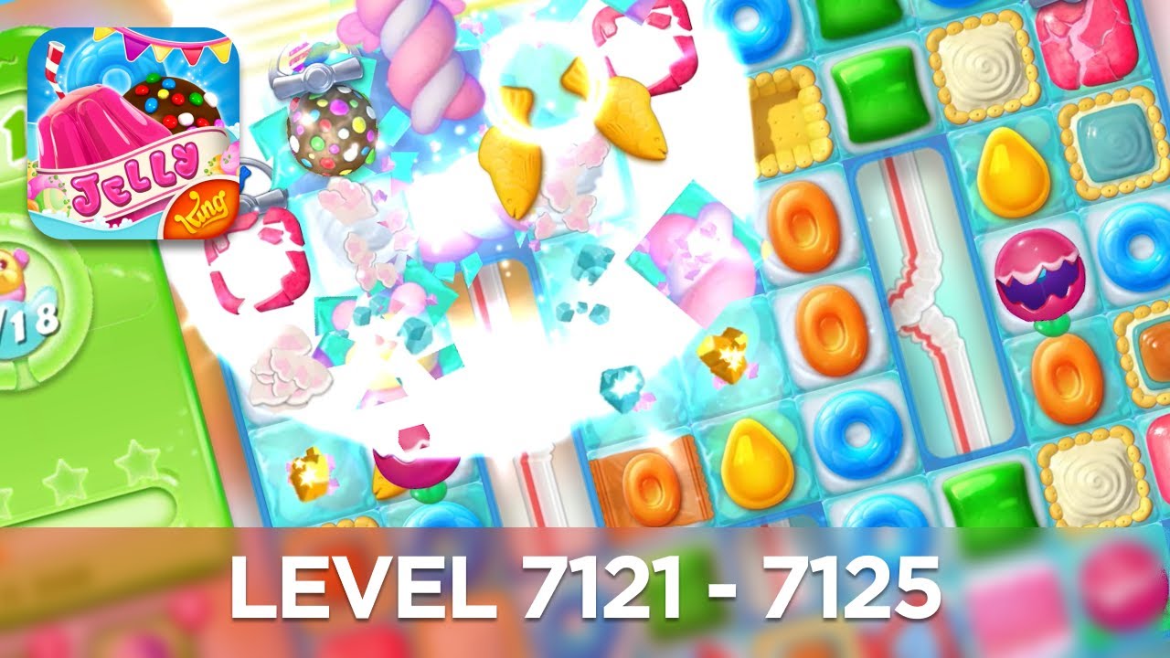 Candy Crush Jelly Saga 4K (Level 7121 - 7125)