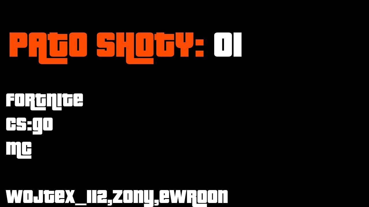 PATO SHOTY #1 - MILK SHOTY , JAK ZOSTAC PRO I SZYMCZOK BROKEN.
