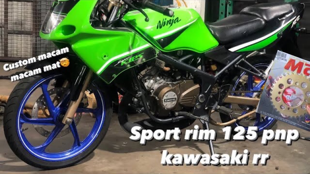 CUSTOM SPORTRIM 6 BATANG 125ZR DEKAT KAWASAKI RR150 PART 2 EDISI:BANYAK BENDE KENE CUSTOM GENG😩