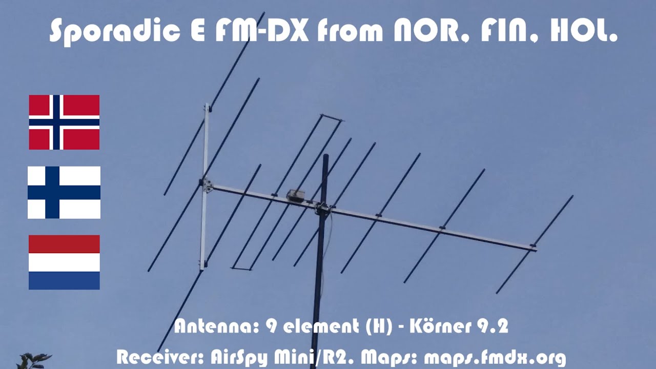 Sporadic E FM-DX from NOR, FIN, HOL 2024
