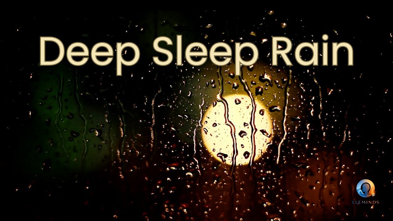 Rain on Window at Night 🌙 Deep Sleep & Anxiety Relief