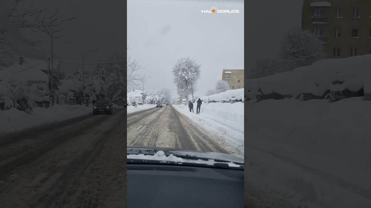 Śnieg w Gorlicach (23 listopada 2025)