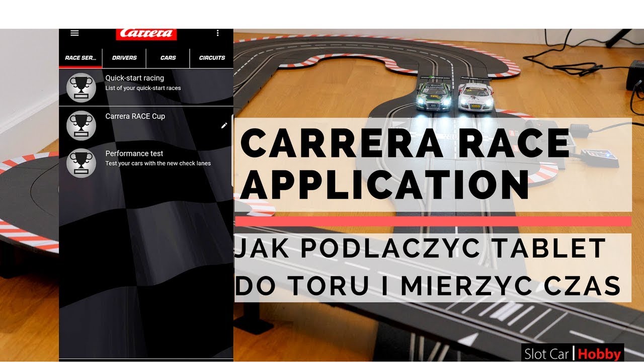 Carrera Digital RACE APP i APPCONNECT [30369] podłączenie tabletu pod tor samochodowy (Instrukcja)