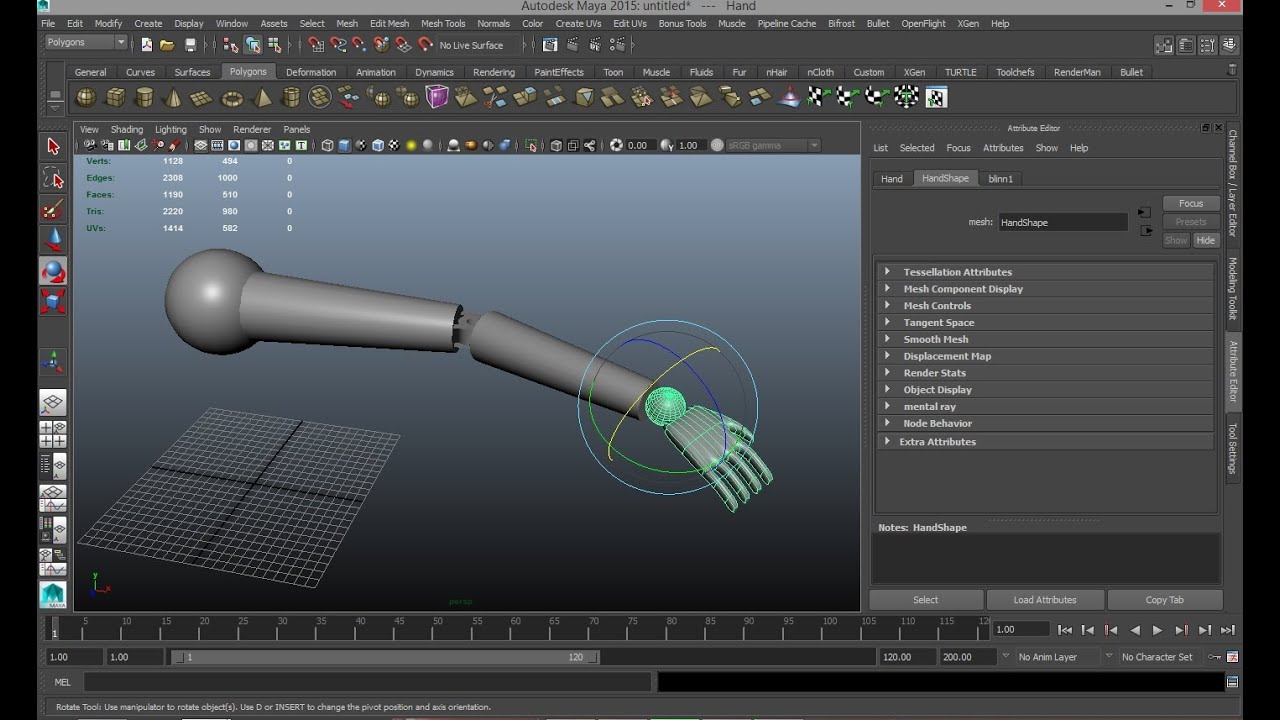 Maya rigging tutorial : Parenting