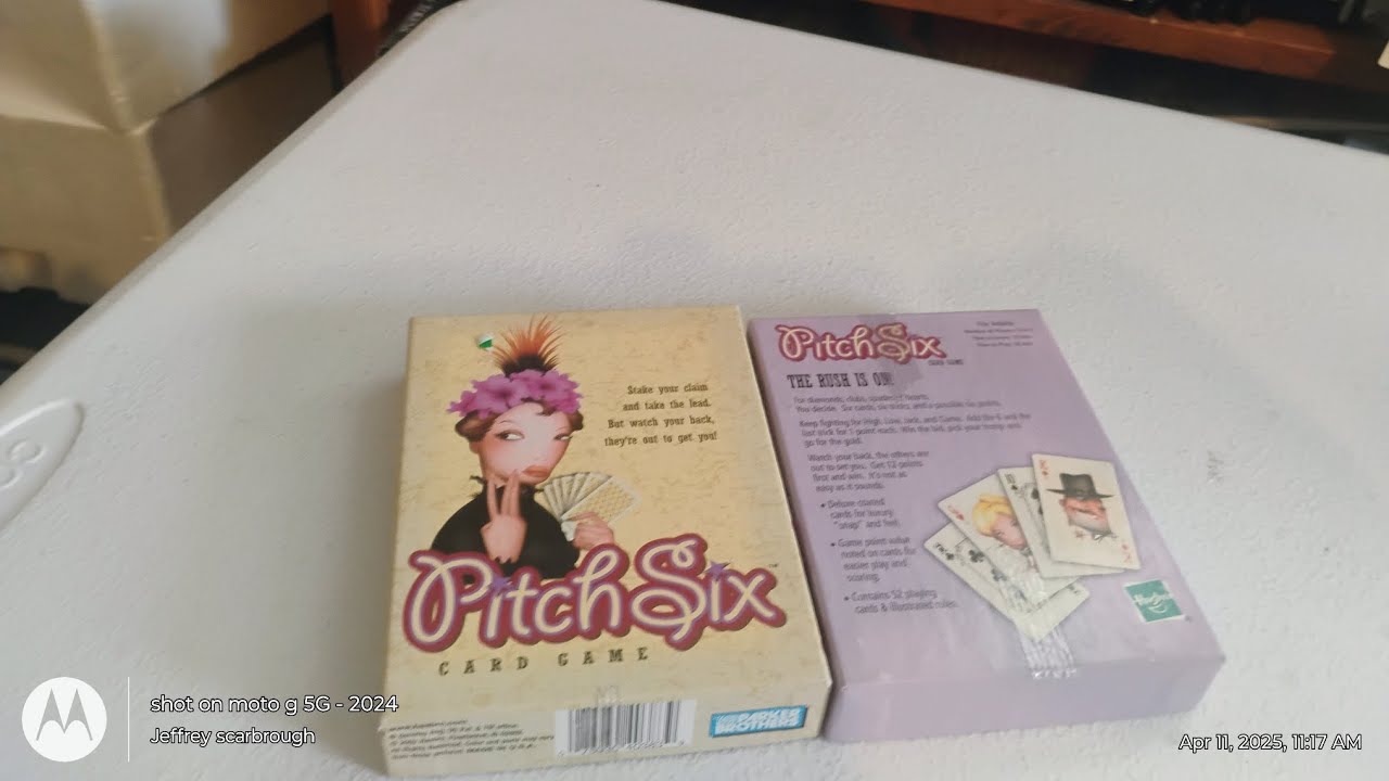 Unboxing pitch six card game