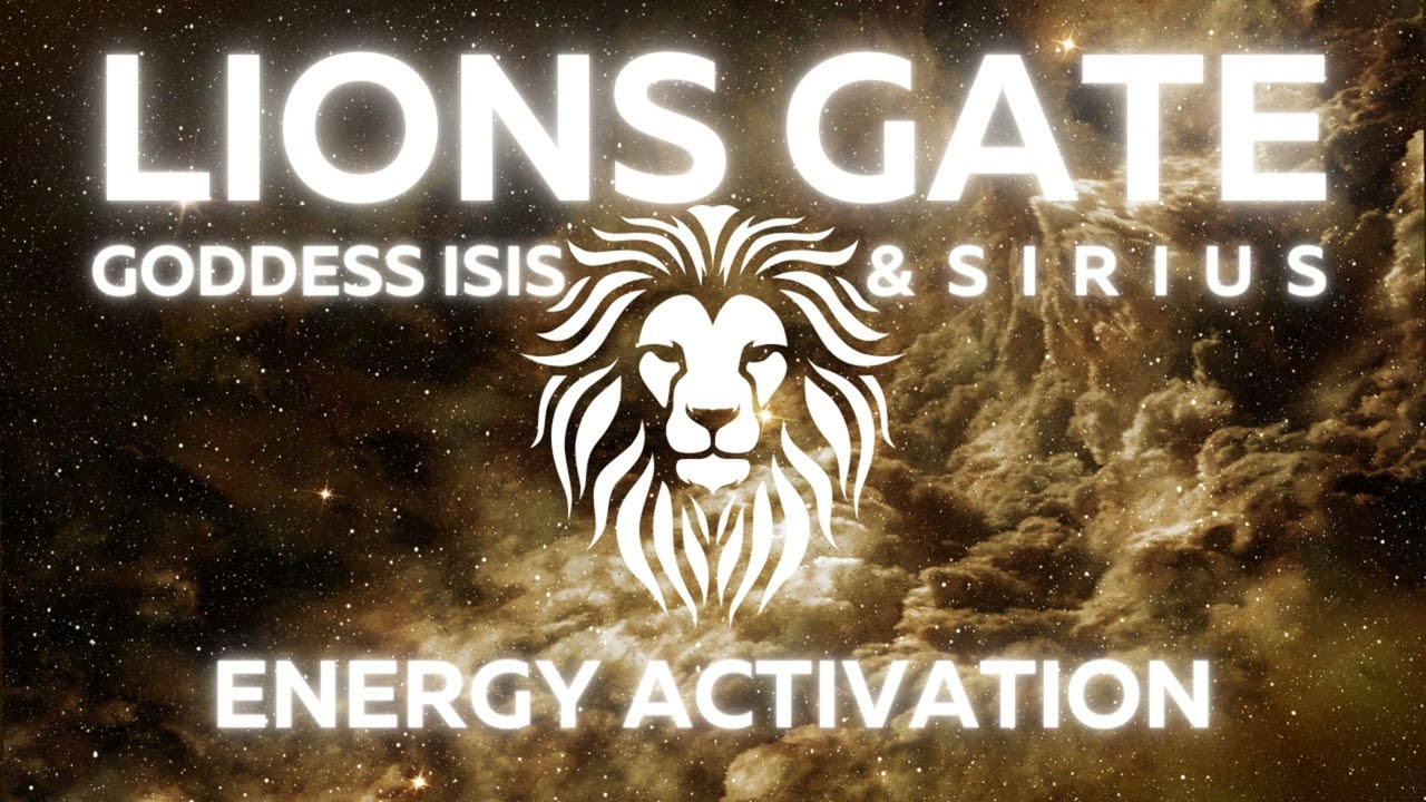 Lions Gate Energy Activation 🦁🌀 Channeling Goddess Isis & Sirius Lightcodes for Magic & Blessings 💫