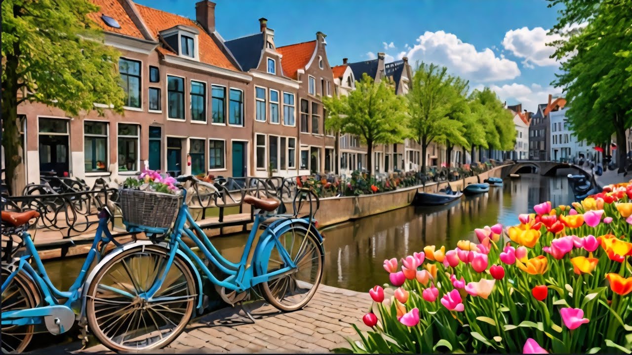Iconic Amsterdam, Netherlands Walking Tour - 4K 2025