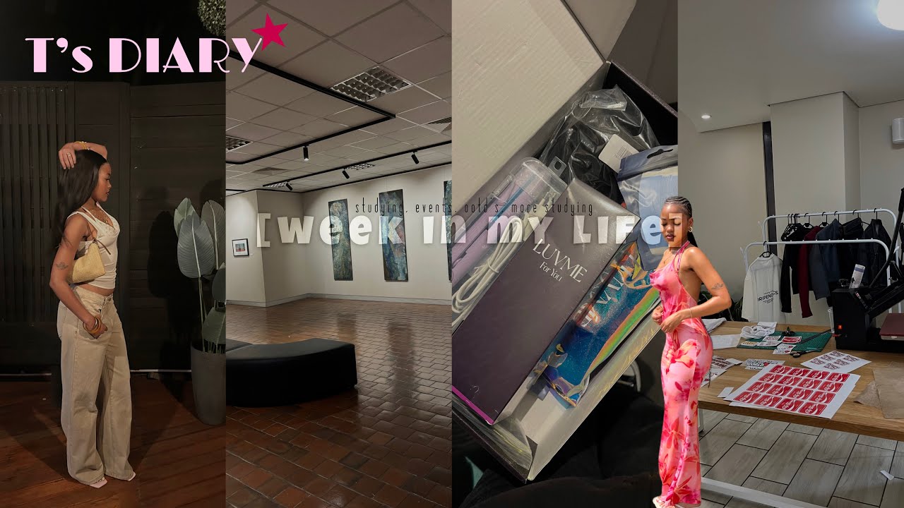 T’s Diary ☆|| A WEEK IN MY LIFE ⋆ 𐙚 ̊.| studying, art gallery, event, grwm & more|| 